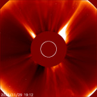 Latest LASCO C2 image of the Sun