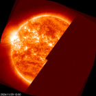 Click for time-lapse image of the sun