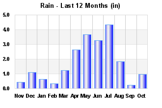 Rainfall Past 12 months